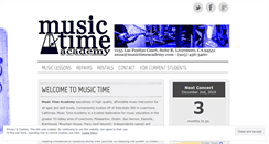 Desktop Screenshot of musictimeacademy.com